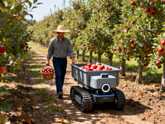 Auto Follow Agricultural Vehicle